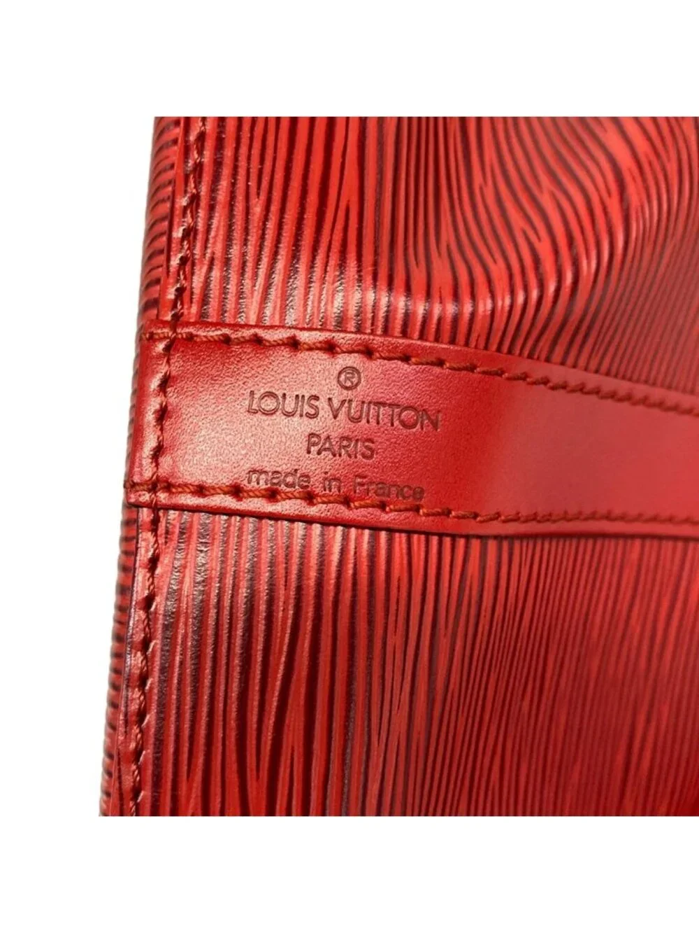 Louis Vuitton Shoulder Bag Epi Petite Noe Castilian Red Leather